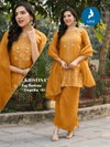 Kristina By Kaya Silk With Work Kurti With Bottom Dupatta Wholesalers In Surat
